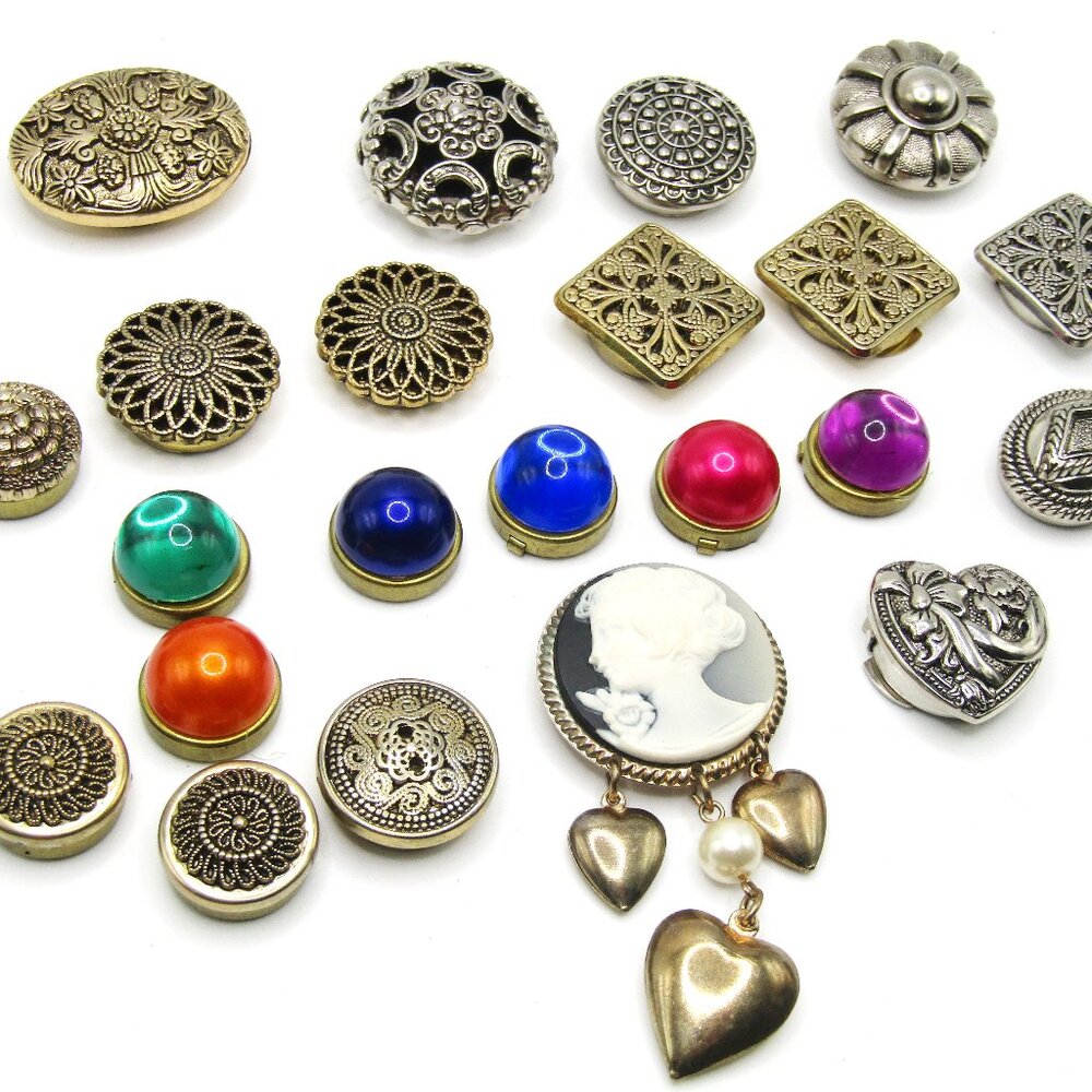 Vintage Button Covers Lot of 22